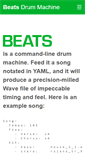Mobile Screenshot of beatsdrummachine.com